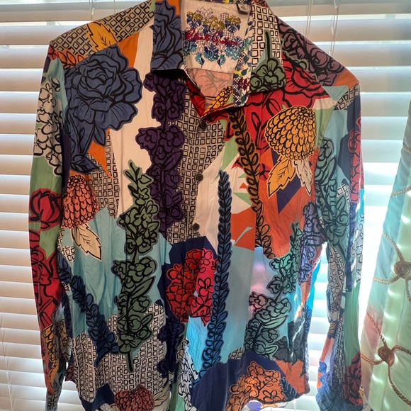 Robert Graham Other - Robert Graham Men Floral Shirt (USED) size 3XL